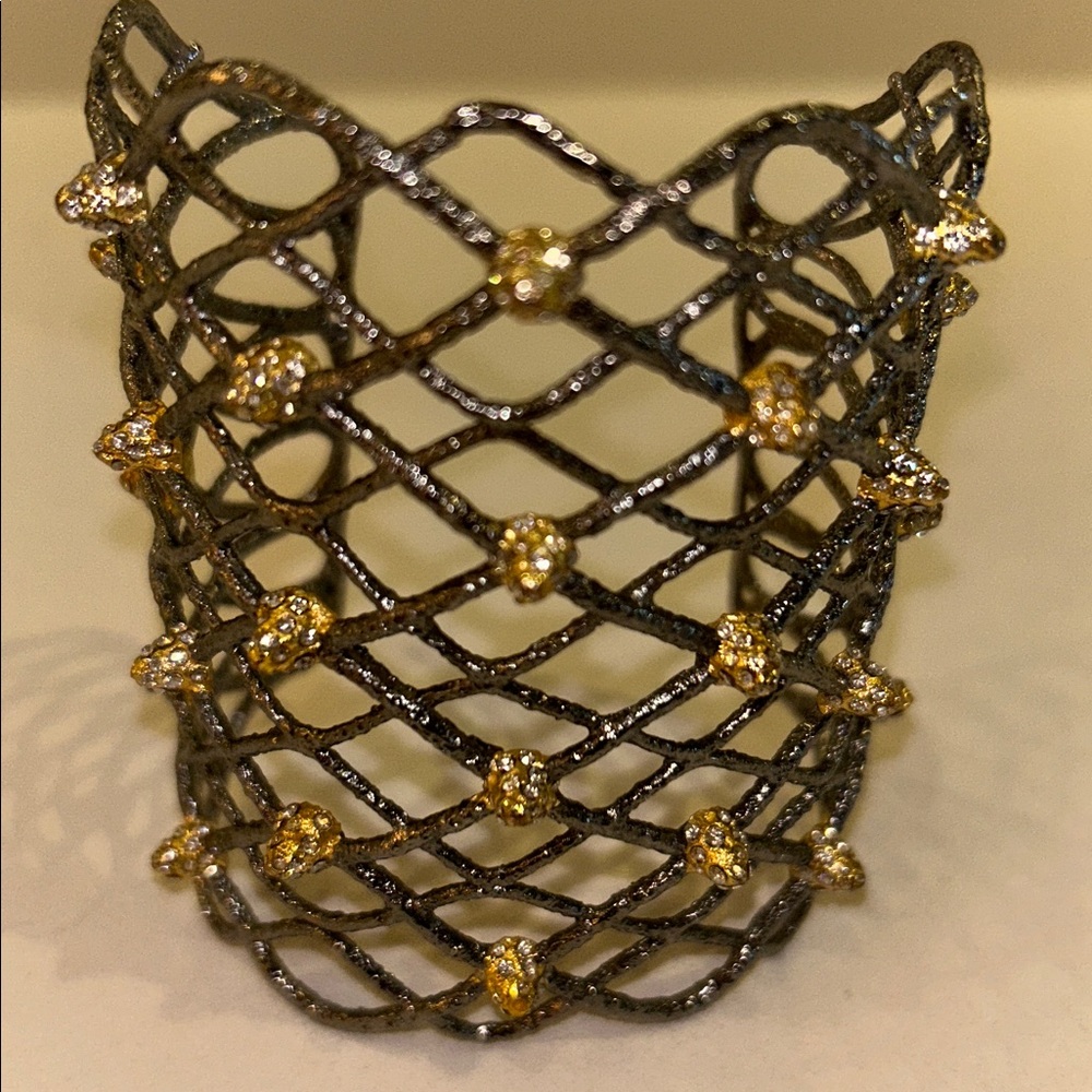 ALEXIS BITTAR exquisite VINTAGE cuff bracelet! - Picture 2 of 4